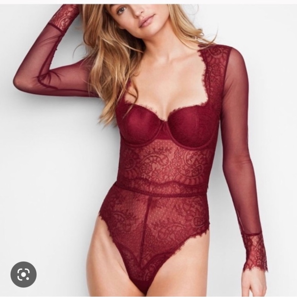 Victoria Secret Burgundy Lingerie
